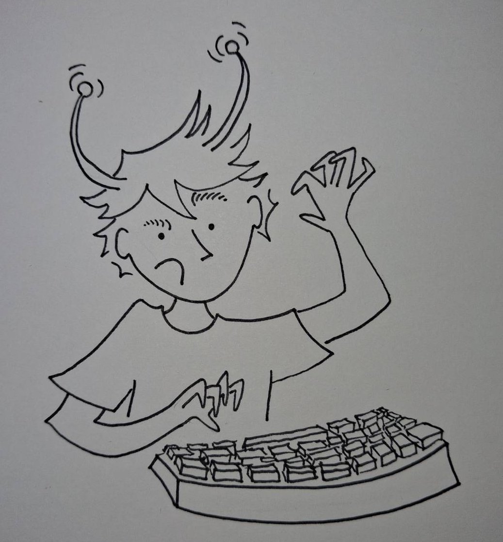 Illustration of Coco with bug-antenne
